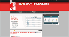 Desktop Screenshot of elansportifgleize.com